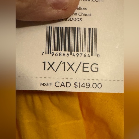 Beautiful Yellow plus size midi dress by Ella … - Picture 10 of 10